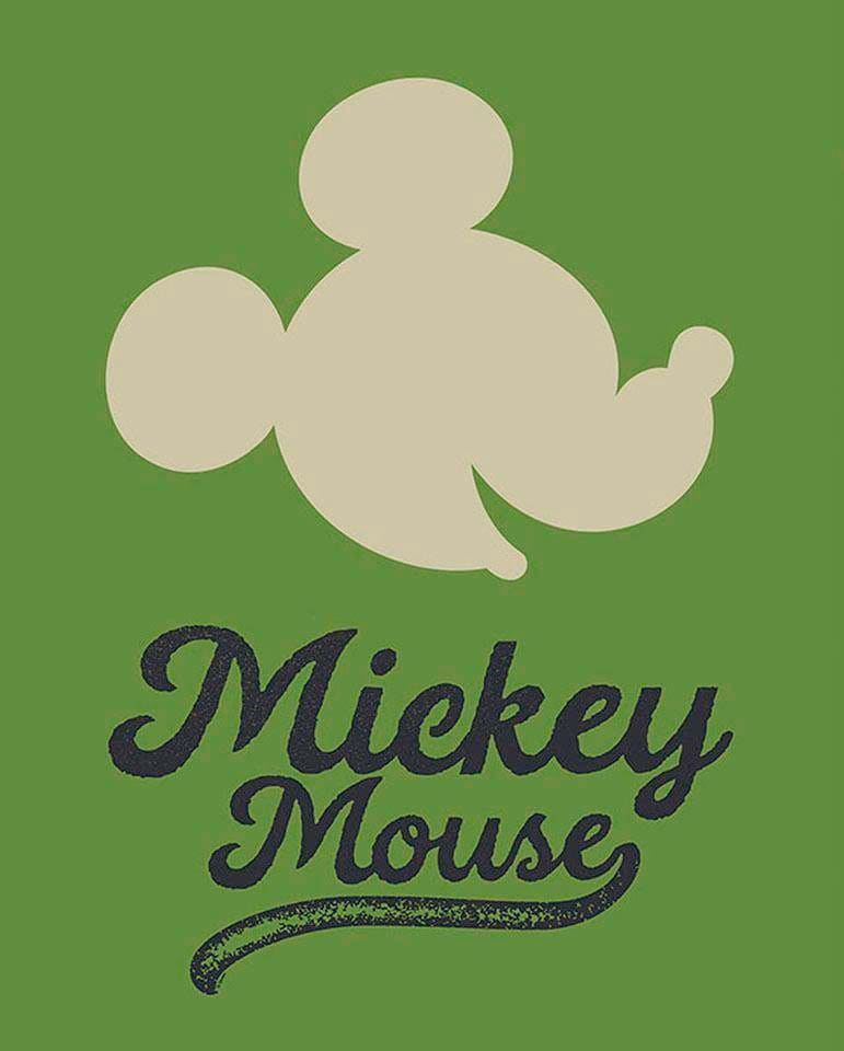 Komar Poster »Mickey Mouse Green Head«, Disney, (1 St.), Kinderzimmer, Schlafzimmer, Wohnzimmer von Komar