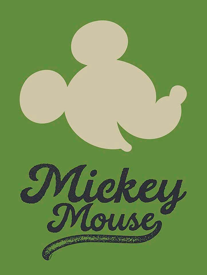 Komar Poster »Mickey Mouse Green Head«, Disney, (1 St.), Kinderzimmer, Schlafzimmer, Wohnzimmer von Komar