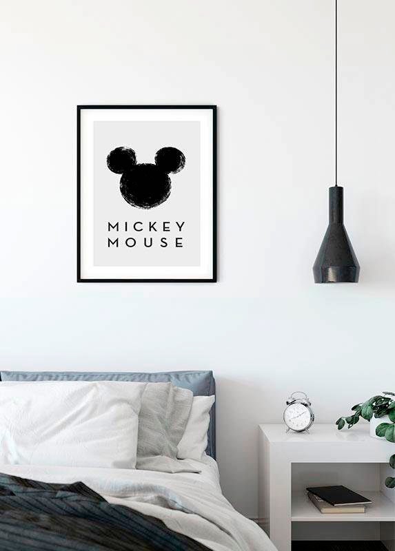 Komar Poster »Mickey Mouse Silhouette«, Disney, (1 St.), Kinderzimmer, Schlafzimmer, Wohnzimmer von Komar