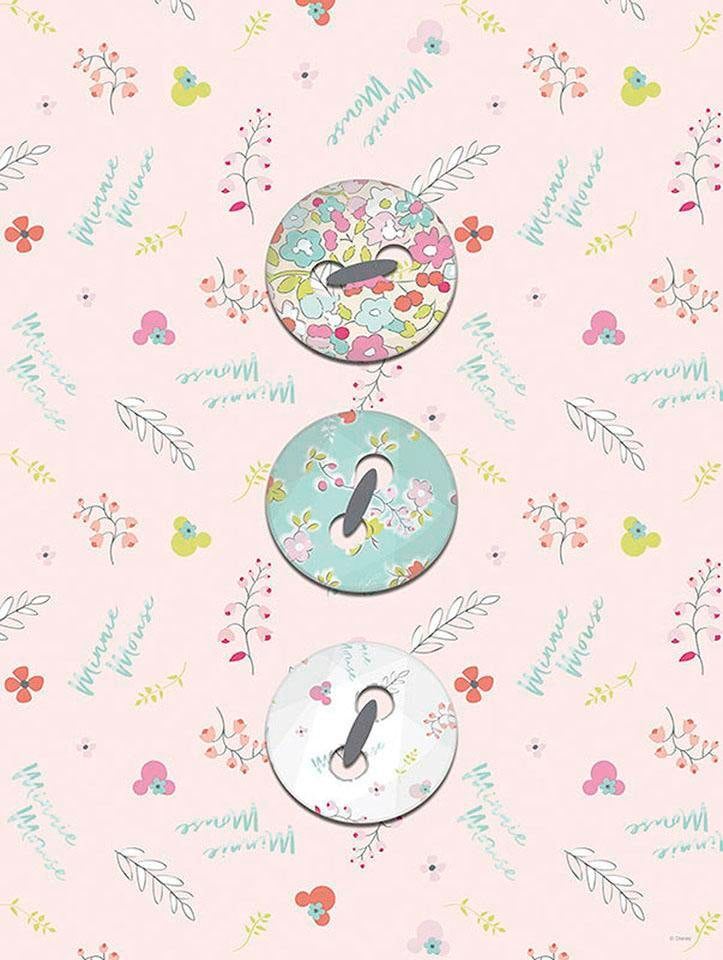 Komar Bild »Minnie Mouse Buttons«, Disney, (1 St.), Wandbild zur Dekoration im Kinderzimmer - ohne Rahmen Komar Bild »Minnie Mouse Buttons«, Disney, (1 St.), Wandbild zur Dekoration im Kinderzimmer - ohne Rahmen von Komar