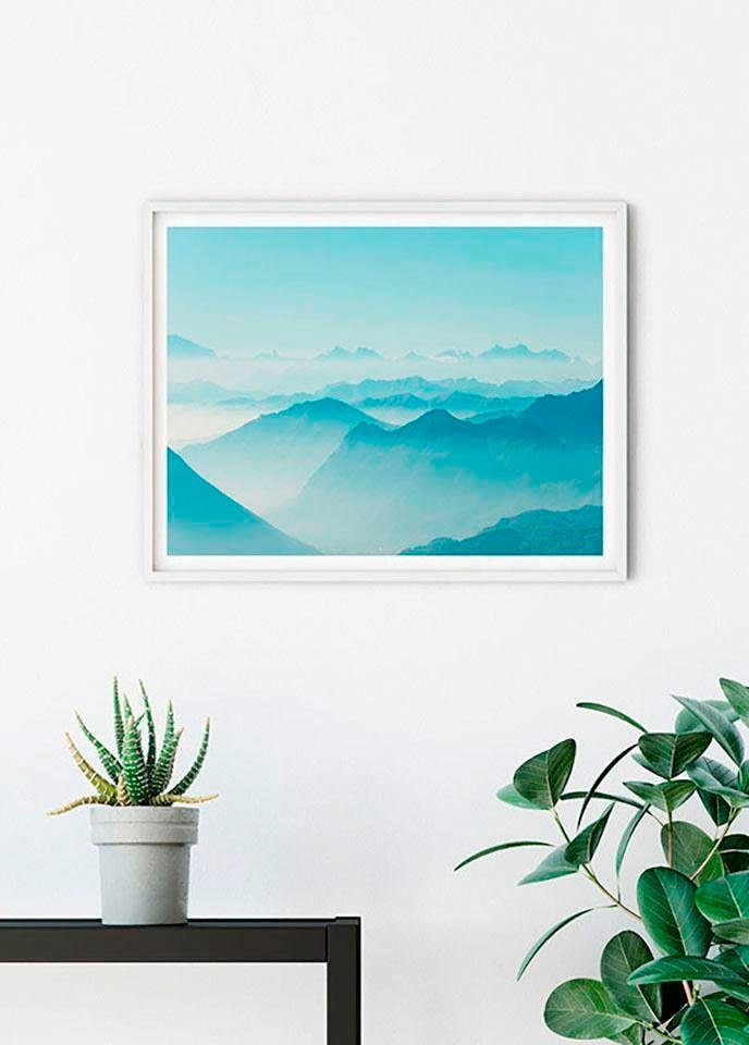 Komar Poster »Mountains View«, Natur, (1 St.), Kinderzimmer, Schlafzimmer, Wohnzimmer von Komar