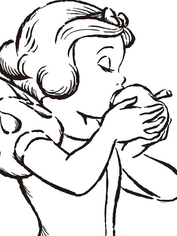 Komar Bild »Snow White Apple Bite - white«, Disney, (1 St.), Wandbild zur Dekoration im Kinderzimmer - ohne Rahmen Komar Bild »Snow White Apple Bite - white«, Disney, (1 St.), Wandbild zur Dekoration im Kinderzimmer - ohne Rahmen von Komar