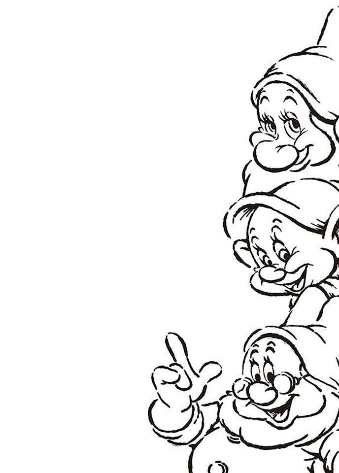 Komar Bild »Snow White Dwarves«, Disney, (1 St.), Wandbild zur Dekoration im Kinderzimmer - ohne Rahmen Komar Bild »Snow White Dwarves«, Disney, (1 St.), Wandbild zur Dekoration im Kinderzimmer - ohne Rahmen von Komar