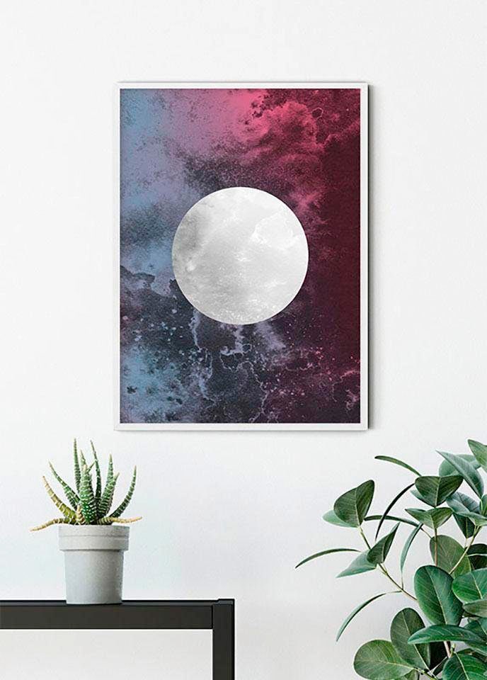 Komar Poster »Solum Luna«, Abstrakt, (1 St.), Kinderzimmer, Schlafzimmer, Wohnzimmer von Komar