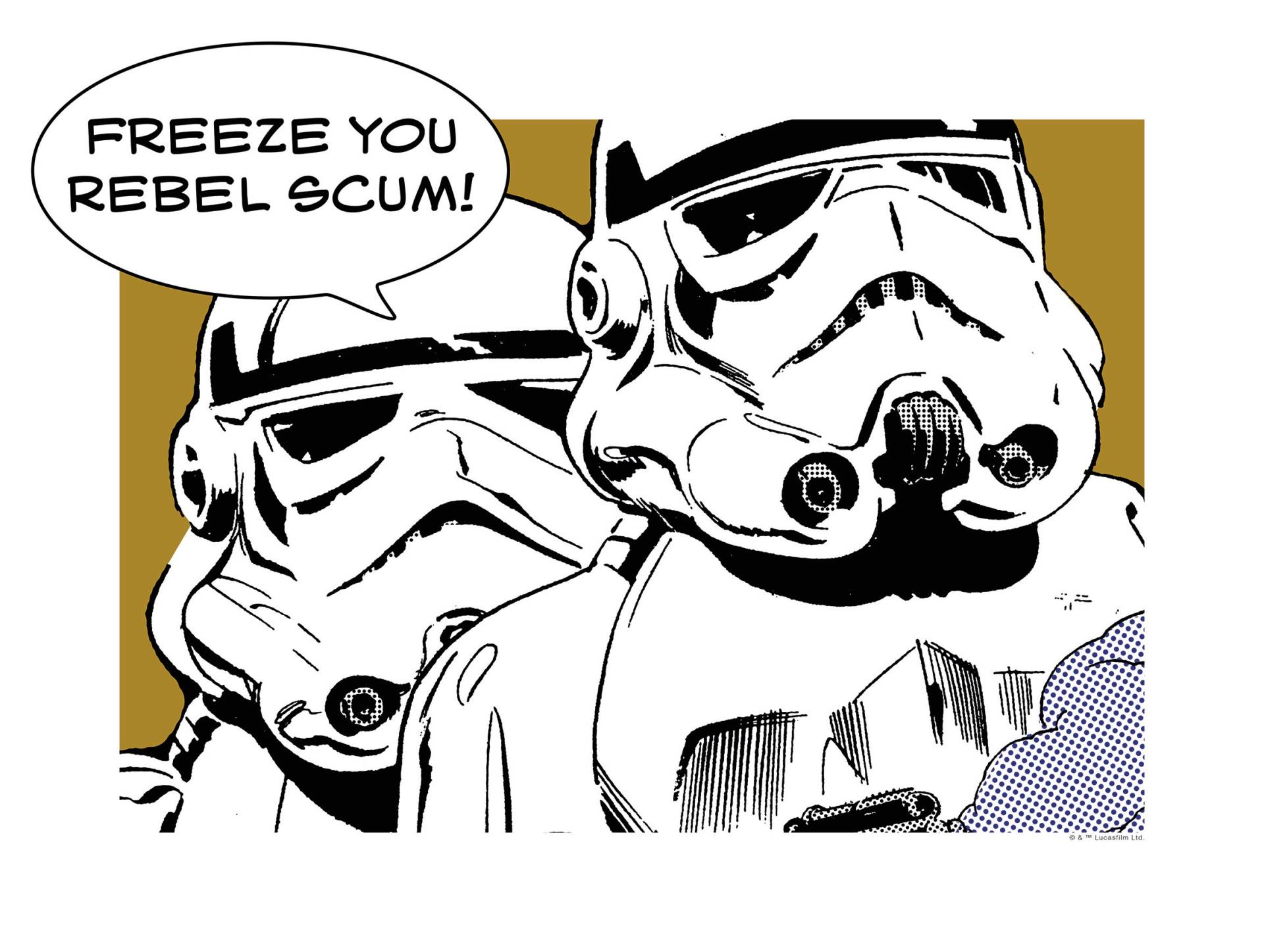Komar Bild »Star Wars Classic Comic Quote Stormtrooper«, Star Wars, (1 St.), Wandbild zur Dekoration im Kinderzimmer - ohne Rahmen Komar Bild »Star Wars Classic Comic Quote Stormtrooper«, Star Wars, (1 St.), Wandbild zur Dekoration im Kinderzimmer - ohne Rahmen von Komar