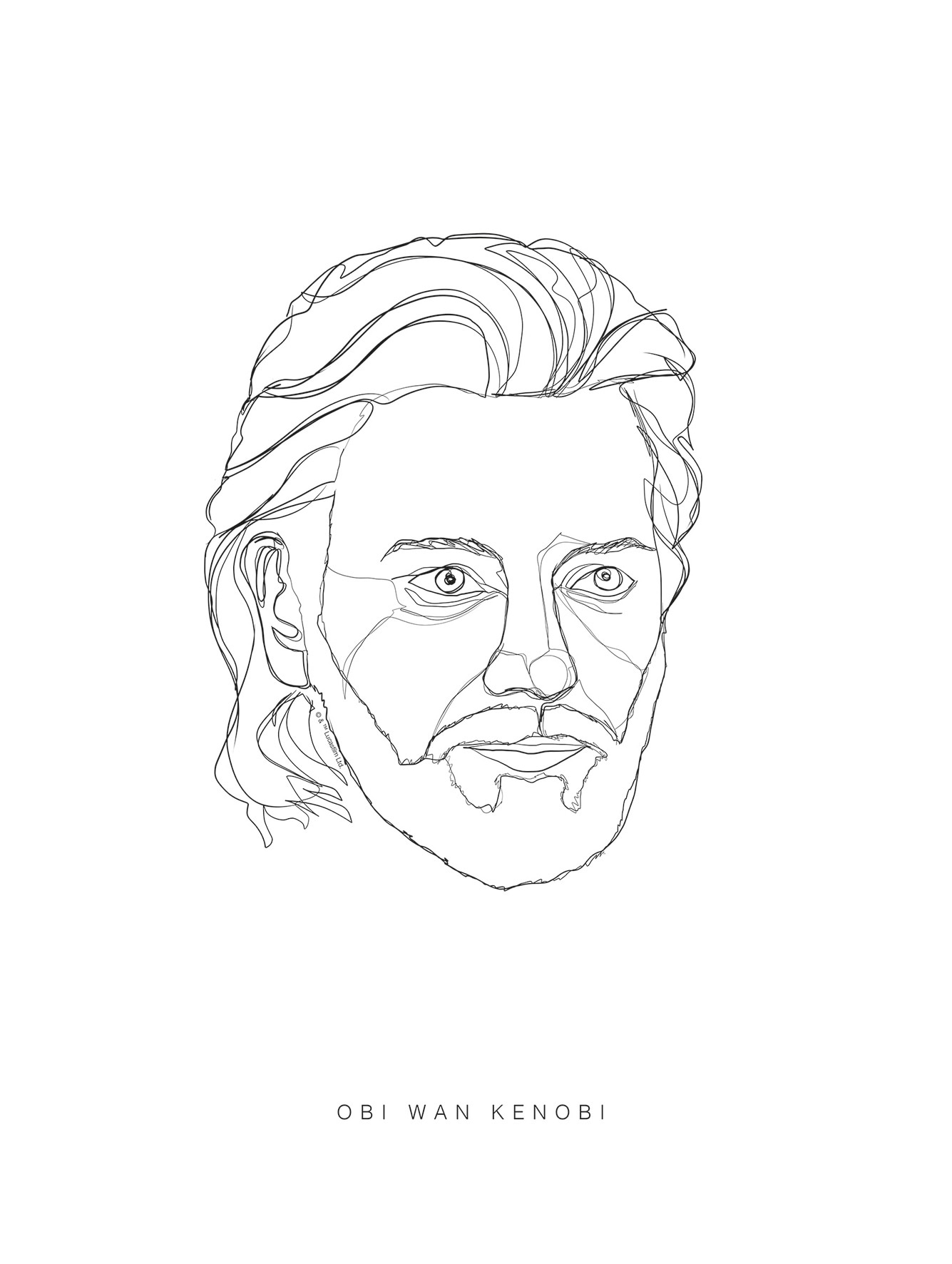 Komar Bild »Star Wars Classic Force Faces Obi Wan«, Star Wars, (1 St.), Wandbild zur Dekoration im Kinderzimmer - ohne Rahmen Komar Bild »Star Wars Classic Force Faces Obi Wan«, Star Wars, (1 St.), Wandbild zur Dekoration im Kinderzimmer - ohne Rahmen von Komar