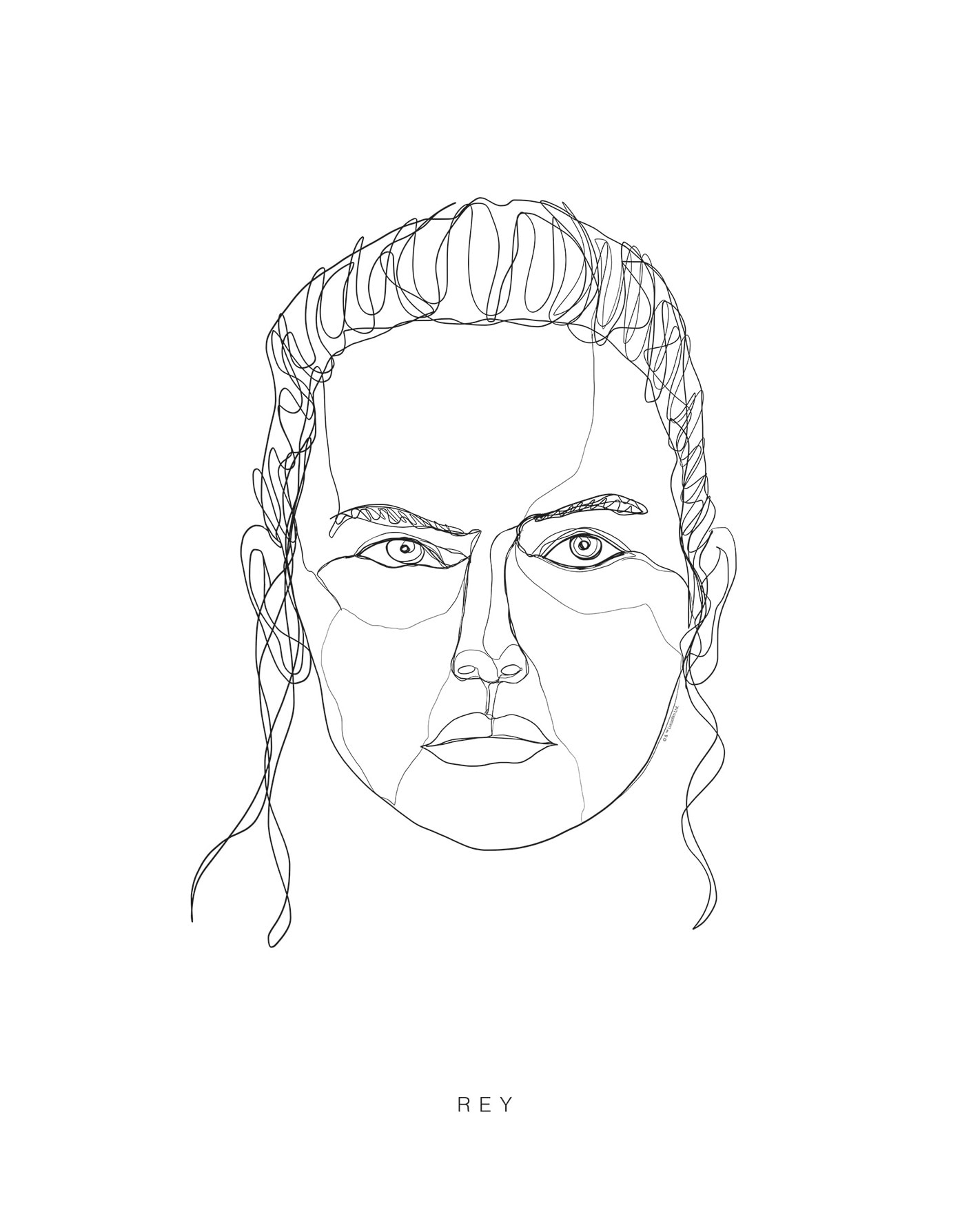 Komar Bild »Star Wars Classic Force Faces Rey«, Star Wars, (1 St.), Wandbild zur Dekoration im Kinderzimmer - ohne Rahmen Komar Bild »Star Wars Classic Force Faces Rey«, Star Wars, (1 St.), Wandbild zur Dekoration im Kinderzimmer - ohne Rahmen von Komar