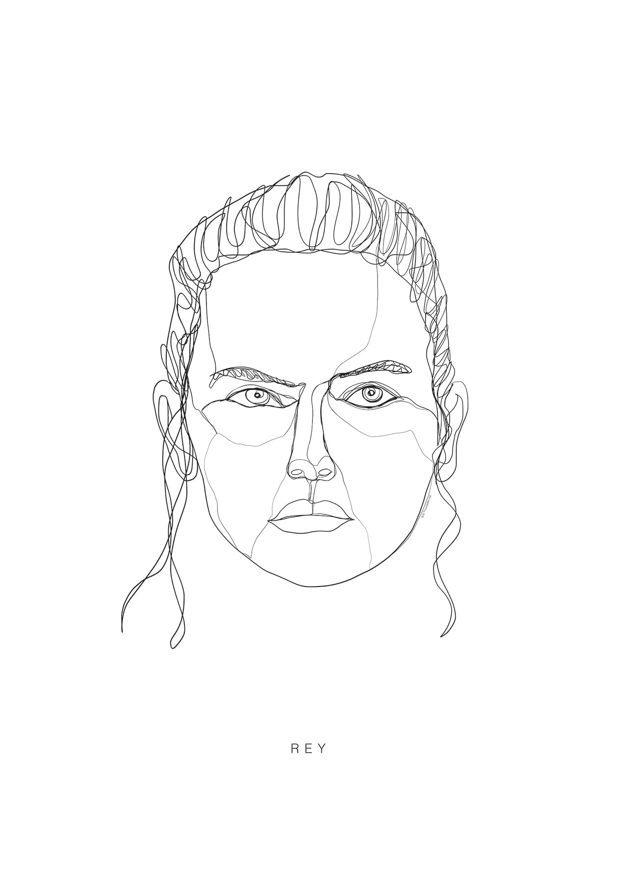 Komar Bild »Star Wars Classic Force Faces Rey«, Star Wars, (1 St.), Wandbild zur Dekoration im Kinderzimmer - ohne Rahmen Komar Bild »Star Wars Classic Force Faces Rey«, Star Wars, (1 St.), Wandbild zur Dekoration im Kinderzimmer - ohne Rahmen von Komar