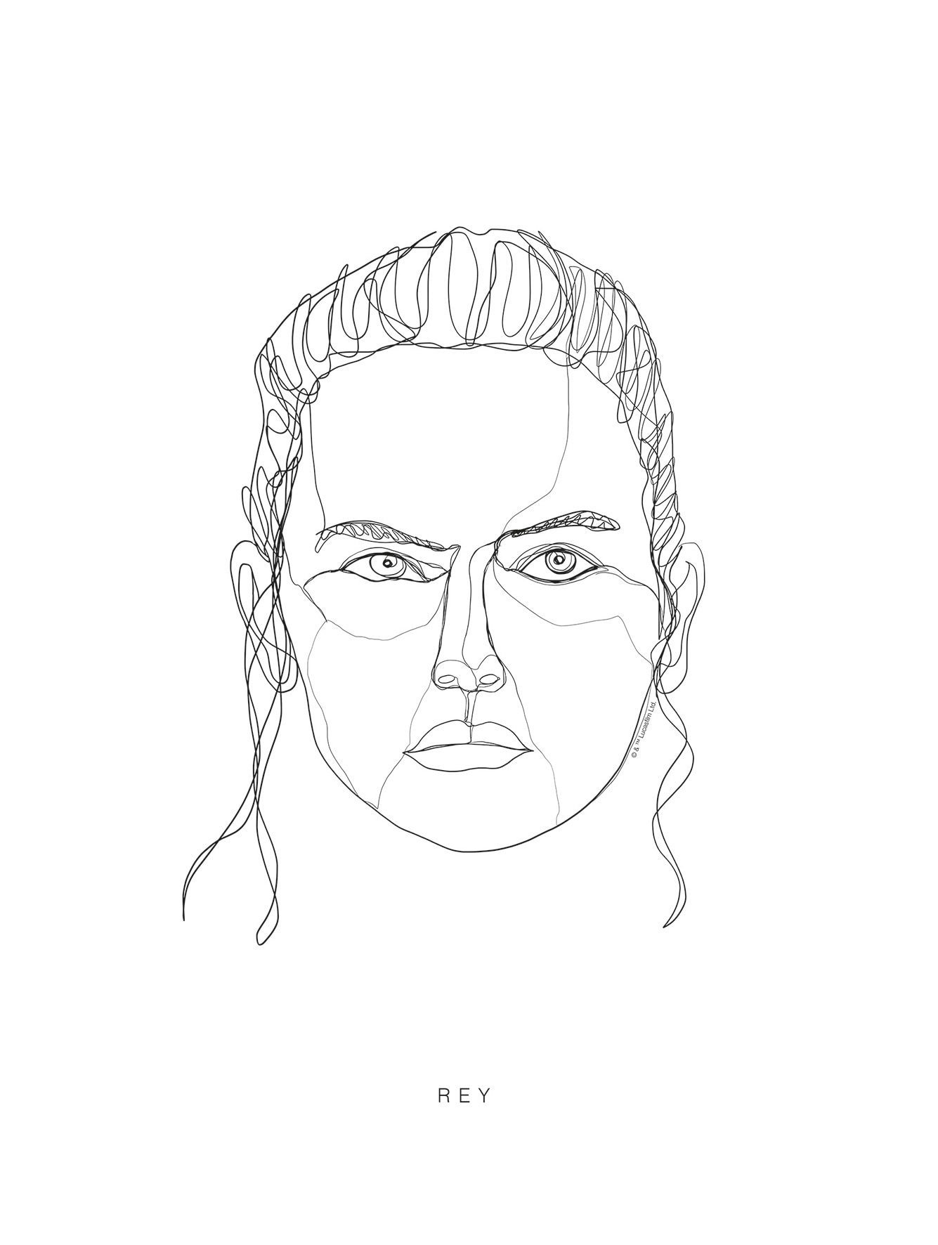 Komar Bild »Star Wars Classic Force Faces Rey«, Star Wars, (1 St.), Wandbild zur Dekoration im Kinderzimmer - ohne Rahmen Komar Bild »Star Wars Classic Force Faces Rey«, Star Wars, (1 St.), Wandbild zur Dekoration im Kinderzimmer - ohne Rahmen von Komar