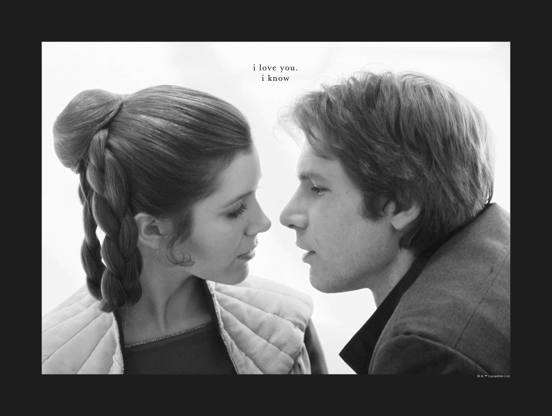 Komar Poster »Star Wars Classic Leia Han Love«, Star Wars, (1 St.), Kinderzimmer, Schlafzimmer, Wohnzimmer von Komar