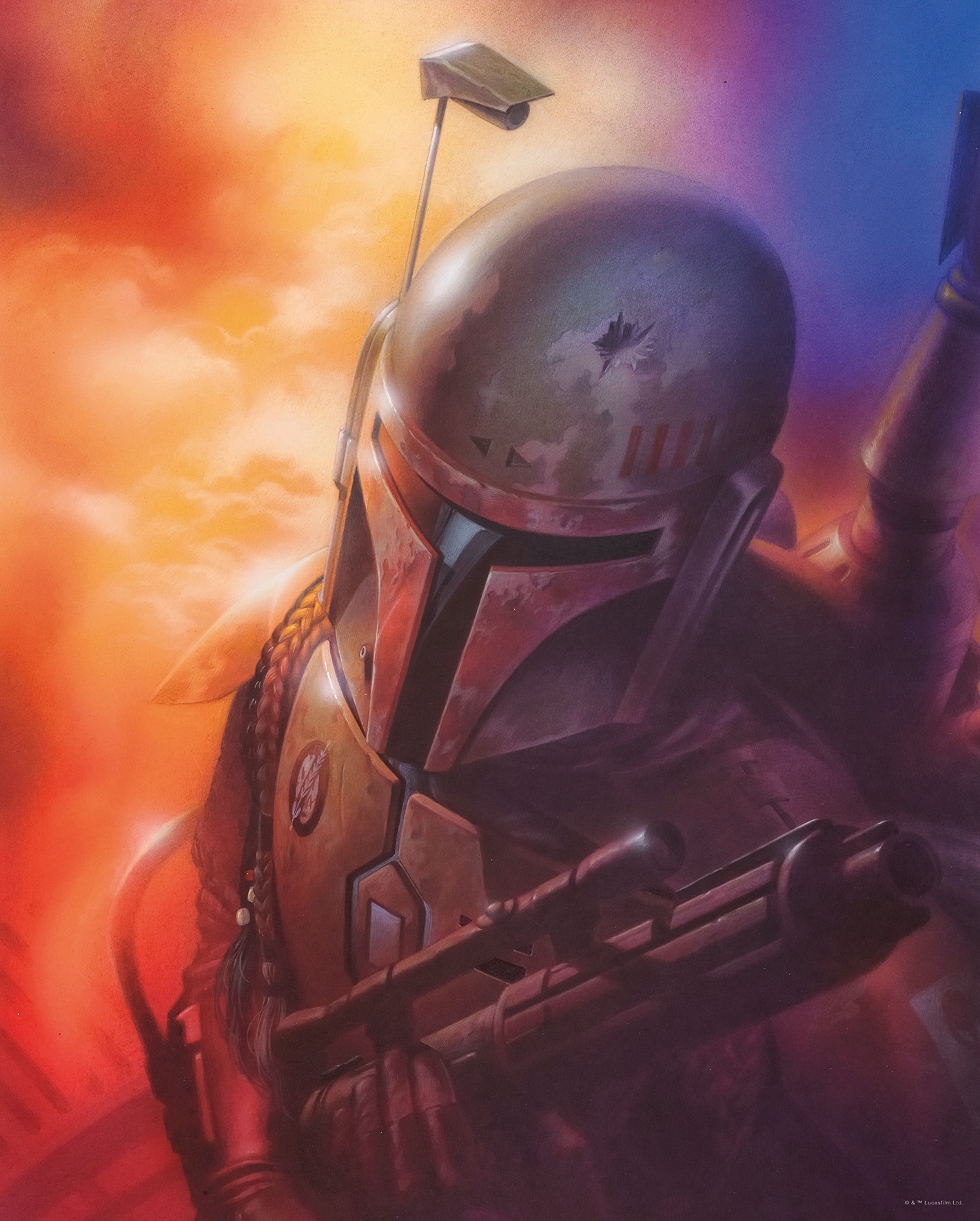 Komar Poster »Star Wars Classic Mandalorian«, Star Wars, (1 St.), Kinderzimmer, Schlafzimmer, Wohnzimmer von Komar