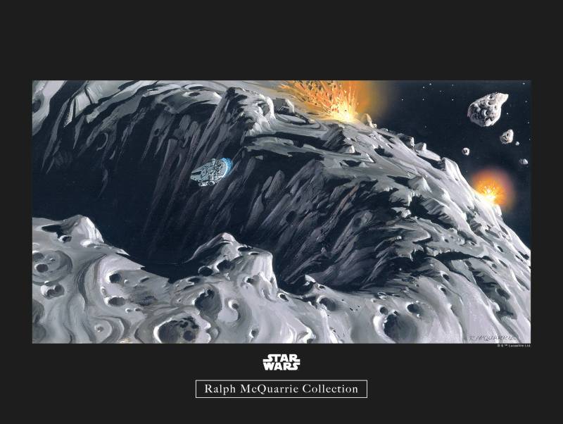 Komar Poster »Star Wars Classic RMQ Asteroid«, Star Wars, (1 St.), Kinderzimmer, Schlafzimmer, Wohnzimmer von Komar