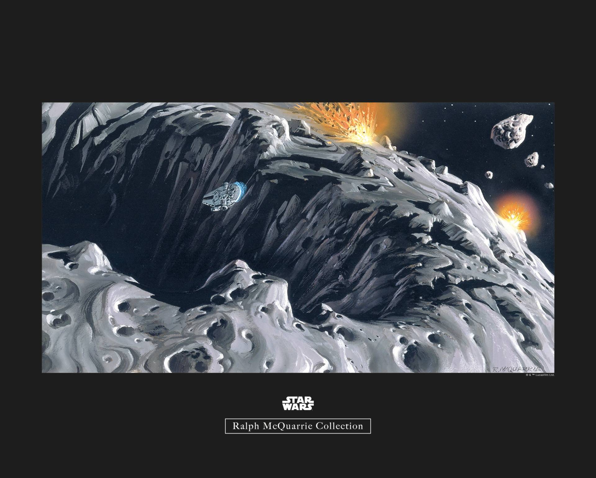 Komar Poster »Star Wars Classic RMQ Asteroid«, Star Wars, (1 St.), Kinderzimmer, Schlafzimmer, Wohnzimmer von Komar