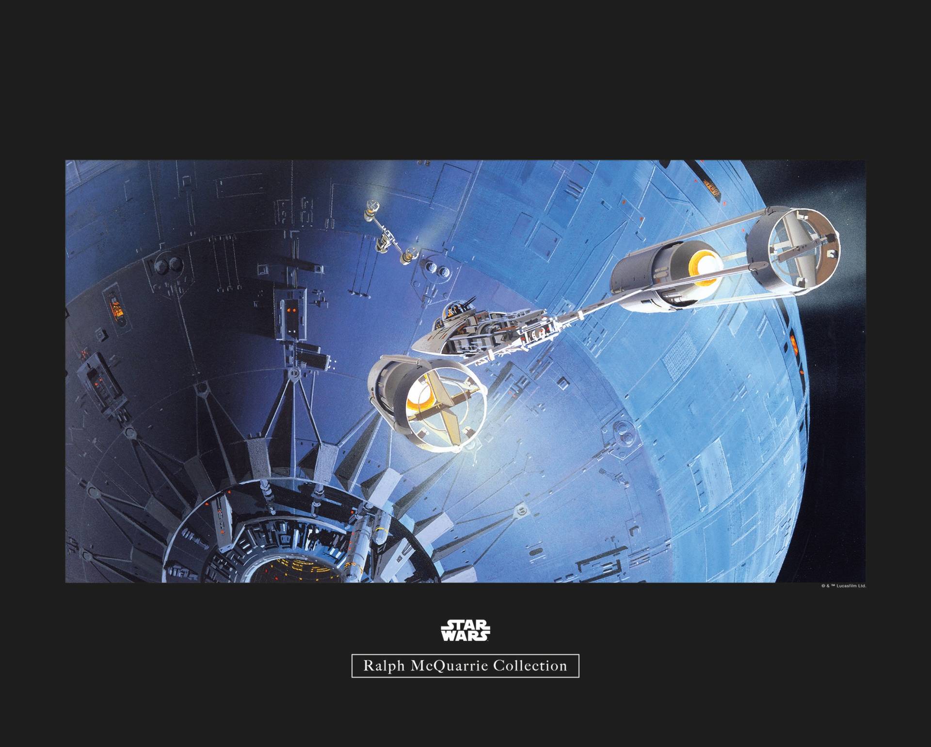 Komar Poster »Star Wars Classic RMQ Death Star Attack«, Star Wars, (1 St.), Kinderzimmer, Schlafzimmer, Wohnzimmer von Komar