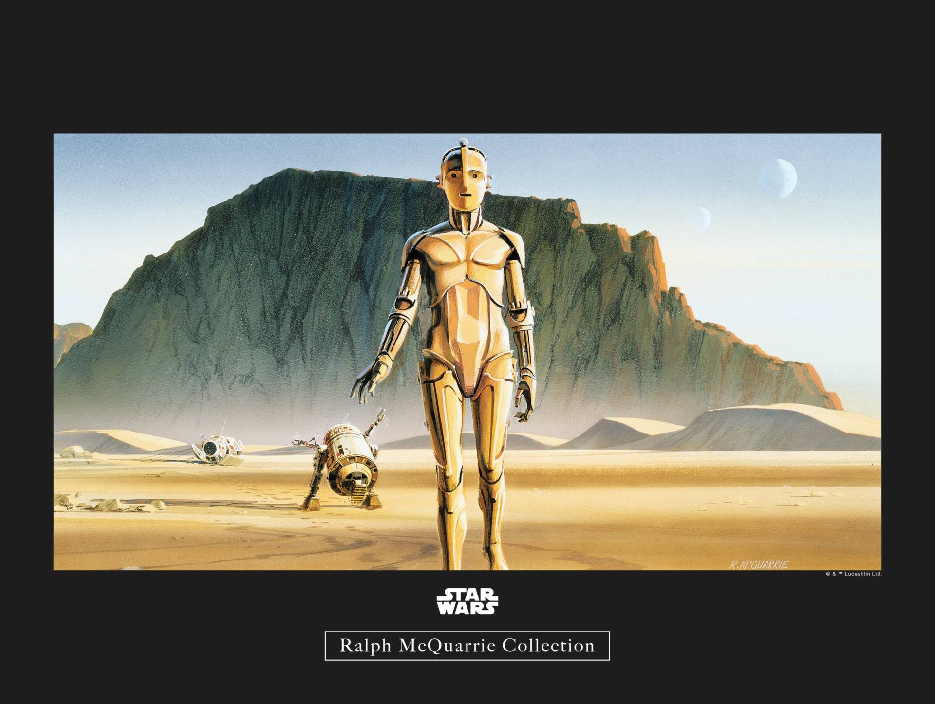 Komar Poster »Star Wars Classic RMQ Droids«, Star Wars, (1 St.), Kinderzimmer, Schlafzimmer, Wohnzimmer von Komar