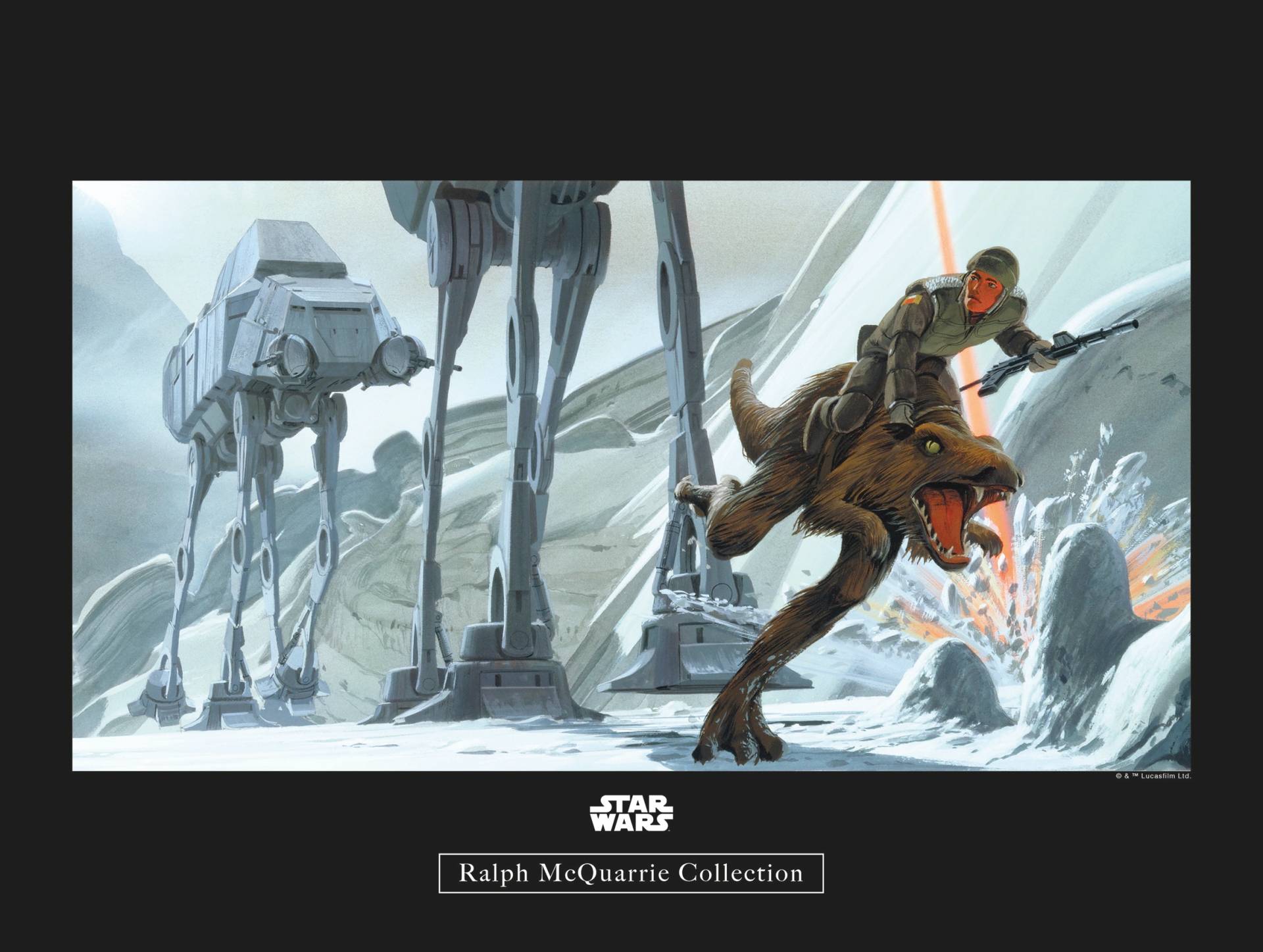 Komar Bild »Star Wars Classic RMQ Hoth Battle Ground«, Star Wars, (1 St.), Wandbild zur Dekoration im Kinderzimmer - ohne Rahmen von Komar