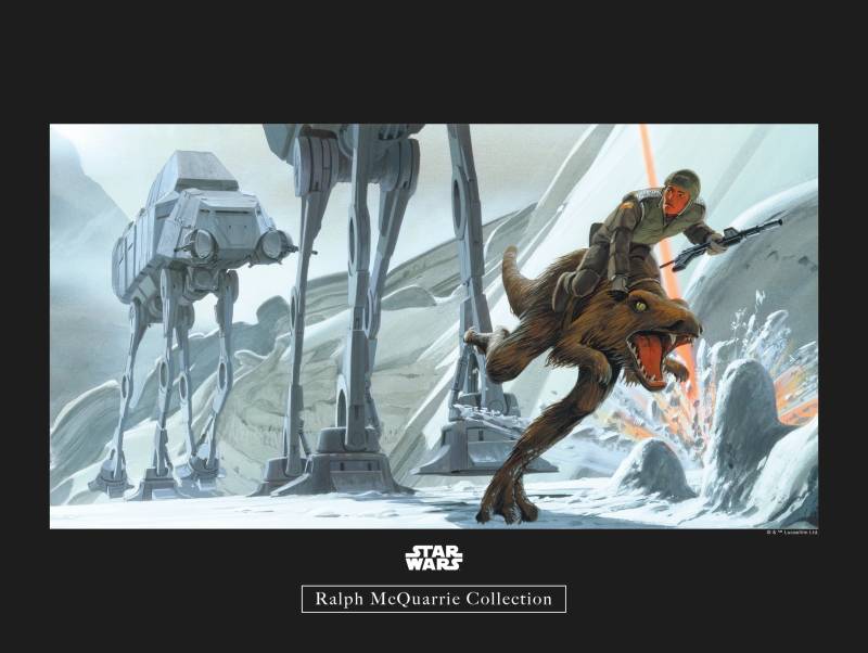 Komar Poster »Star Wars Classic RMQ Hoth Battle Ground«, Star Wars, (1 St.), Kinderzimmer, Schlafzimmer, Wohnzimmer von Komar