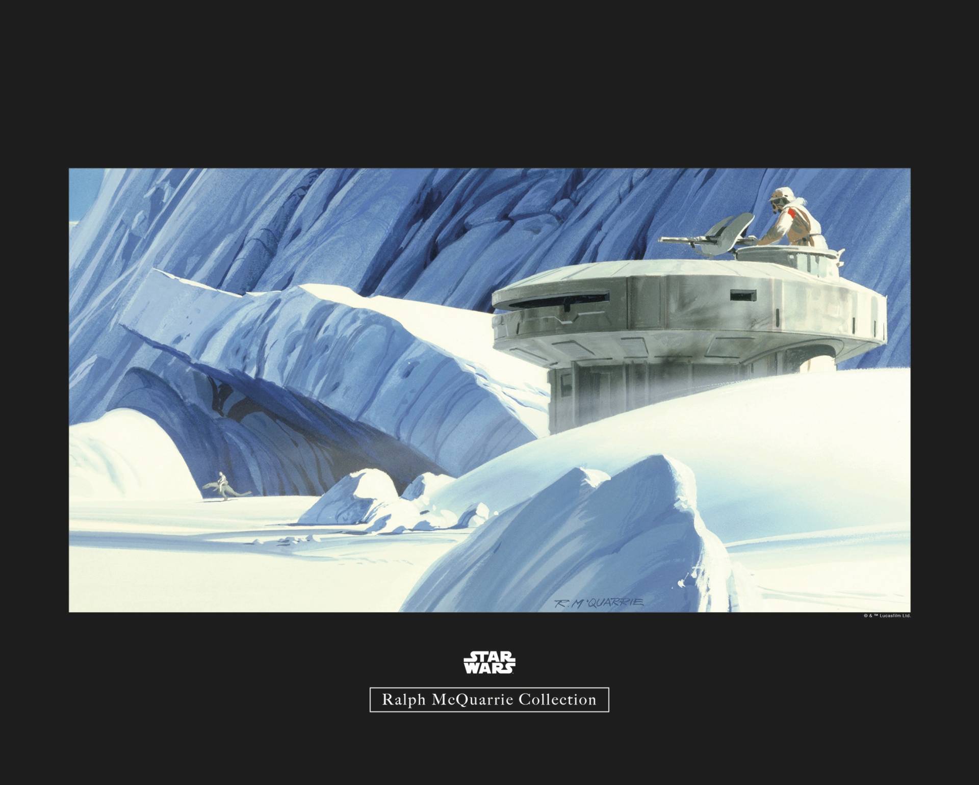 Komar Poster »Star Wars Classic RMQ Hoth Echo Base«, Star Wars, (1 St.), Kinderzimmer, Schlafzimmer, Wohnzimmer von Komar