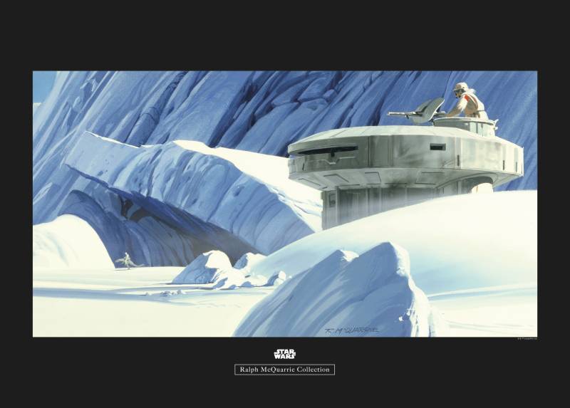 Komar Poster »Star Wars Classic RMQ Hoth Echo Base«, Star Wars, (1 St.), Kinderzimmer, Schlafzimmer, Wohnzimmer von Komar