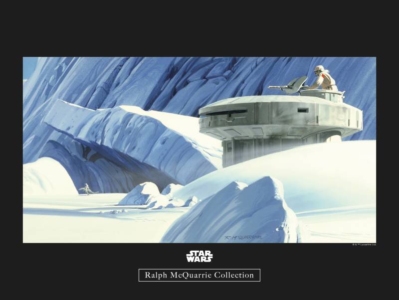 Komar Poster »Star Wars Classic RMQ Hoth Echo Base«, Star Wars, (1 St.), Kinderzimmer, Schlafzimmer, Wohnzimmer von Komar