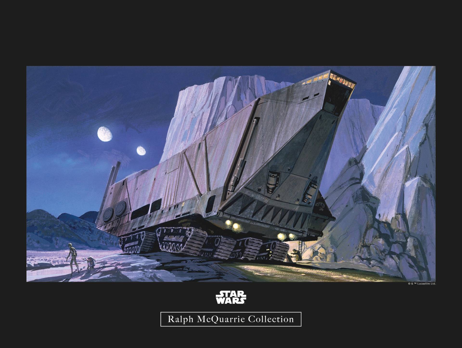 Komar Poster »Star Wars Classic RMQ Sandcrawler«, Star Wars, (1 St.), Kinderzimmer, Schlafzimmer, Wohnzimmer von Komar