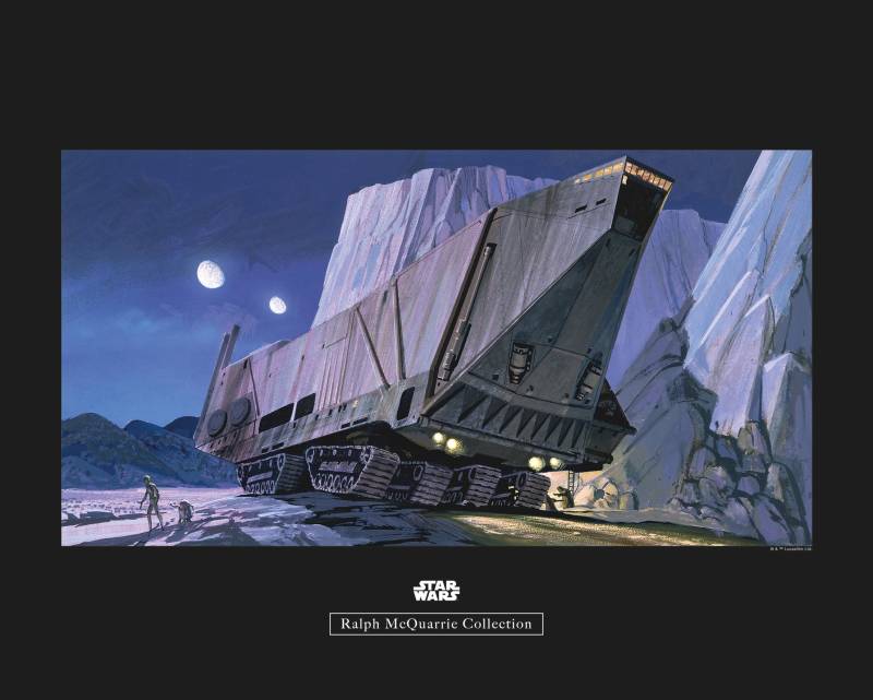 Komar Poster »Star Wars Classic RMQ Sandcrawler«, Star Wars, (1 St.), Kinderzimmer, Schlafzimmer, Wohnzimmer von Komar