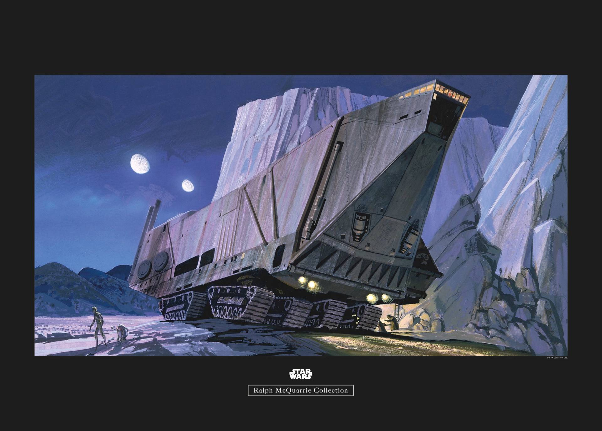 Komar Bild »Star Wars Classic RMQ Sandcrawler«, Star Wars, (1 St.), Wandbild zur Dekoration im Kinderzimmer - ohne Rahmen von Komar