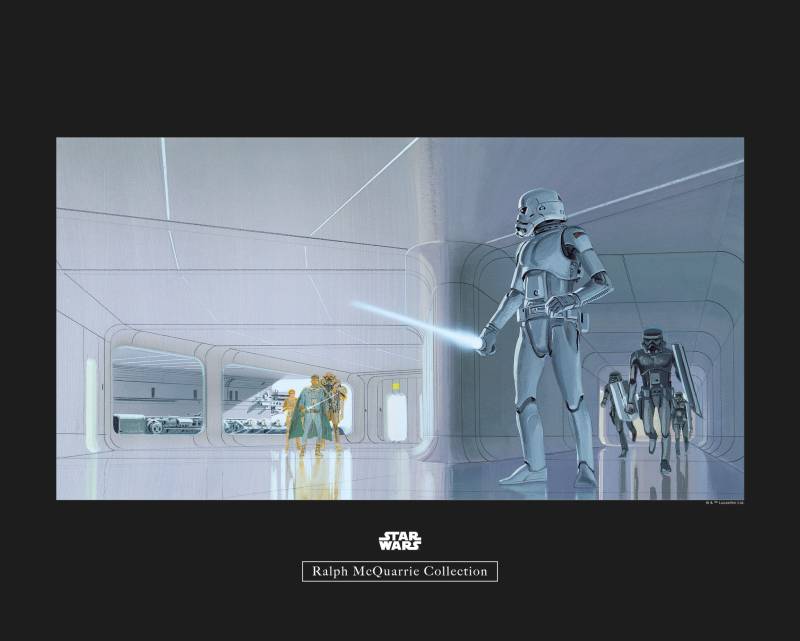 Komar Poster »Star Wars Classic RMQ Stormtrooper Hallway«, Star Wars, (1 St.), Kinderzimmer, Schlafzimmer, Wohnzimmer von Komar