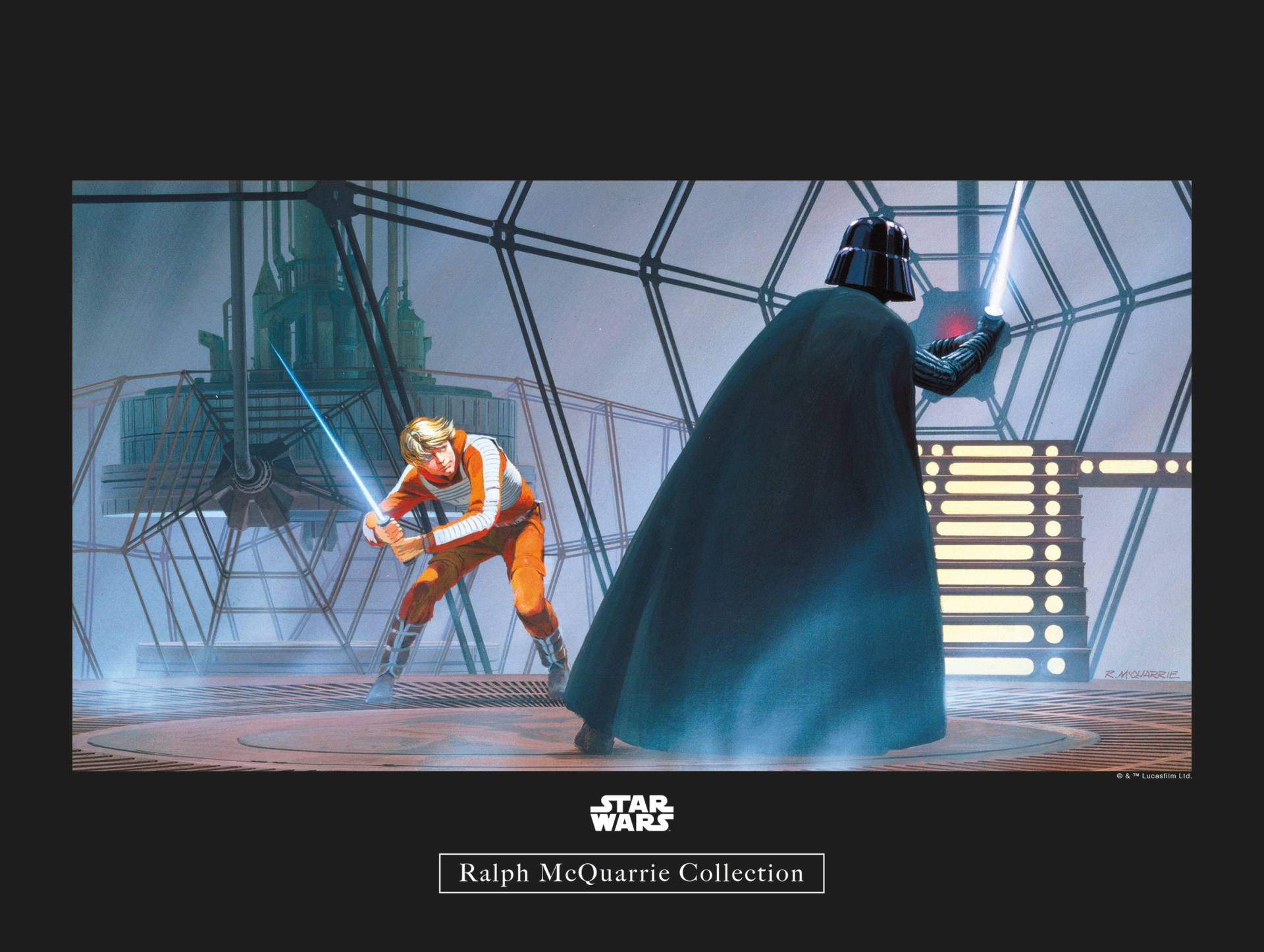 Komar Poster »Star Wars Classic RMQ Vader Luke Carbonit Room«, Star Wars, (1 St.), Kinderzimmer, Schlafzimmer, Wohnzimmer von Komar