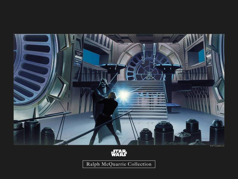 Komar Poster »Star Wars Classic RMQ Vader Luke Throneroom«, Star Wars, (1 St.), Kinderzimmer, Schlafzimmer, Wohnzimmer von Komar