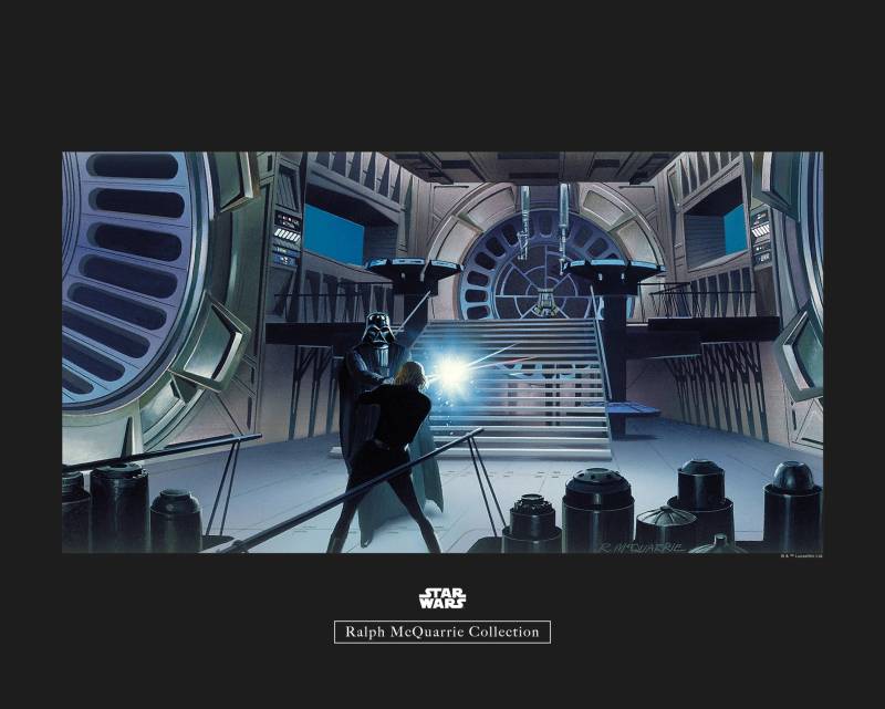 Komar Poster »Star Wars Classic RMQ Vader Luke Throneroom«, Star Wars, (1 St.), Kinderzimmer, Schlafzimmer, Wohnzimmer von Komar