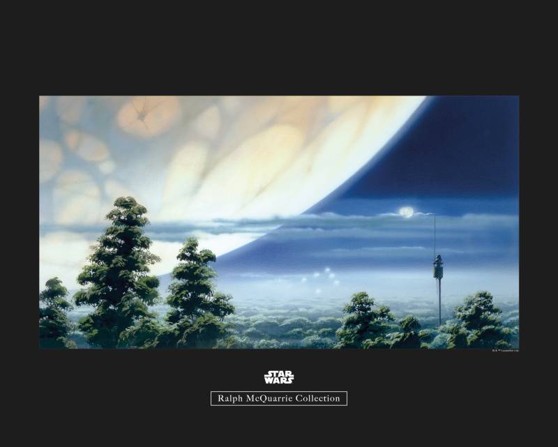 Komar Poster »Star Wars Classic RMQ Yavin Lookout«, Star Wars, (1 St.), Kinderzimmer, Schlafzimmer, Wohnzimmer von Komar