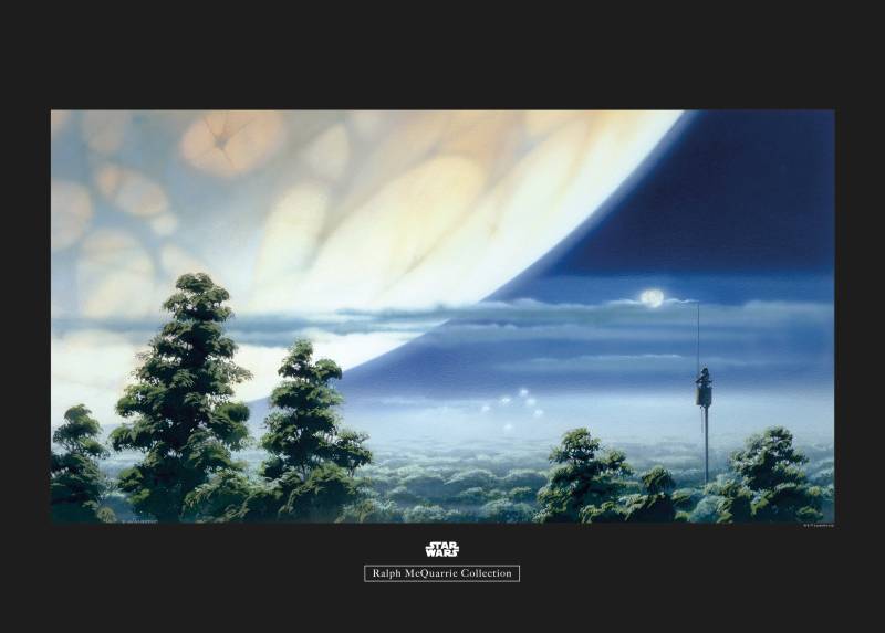 Komar Poster »Star Wars Classic RMQ Yavin Lookout«, Star Wars, (1 St.), Kinderzimmer, Schlafzimmer, Wohnzimmer von Komar