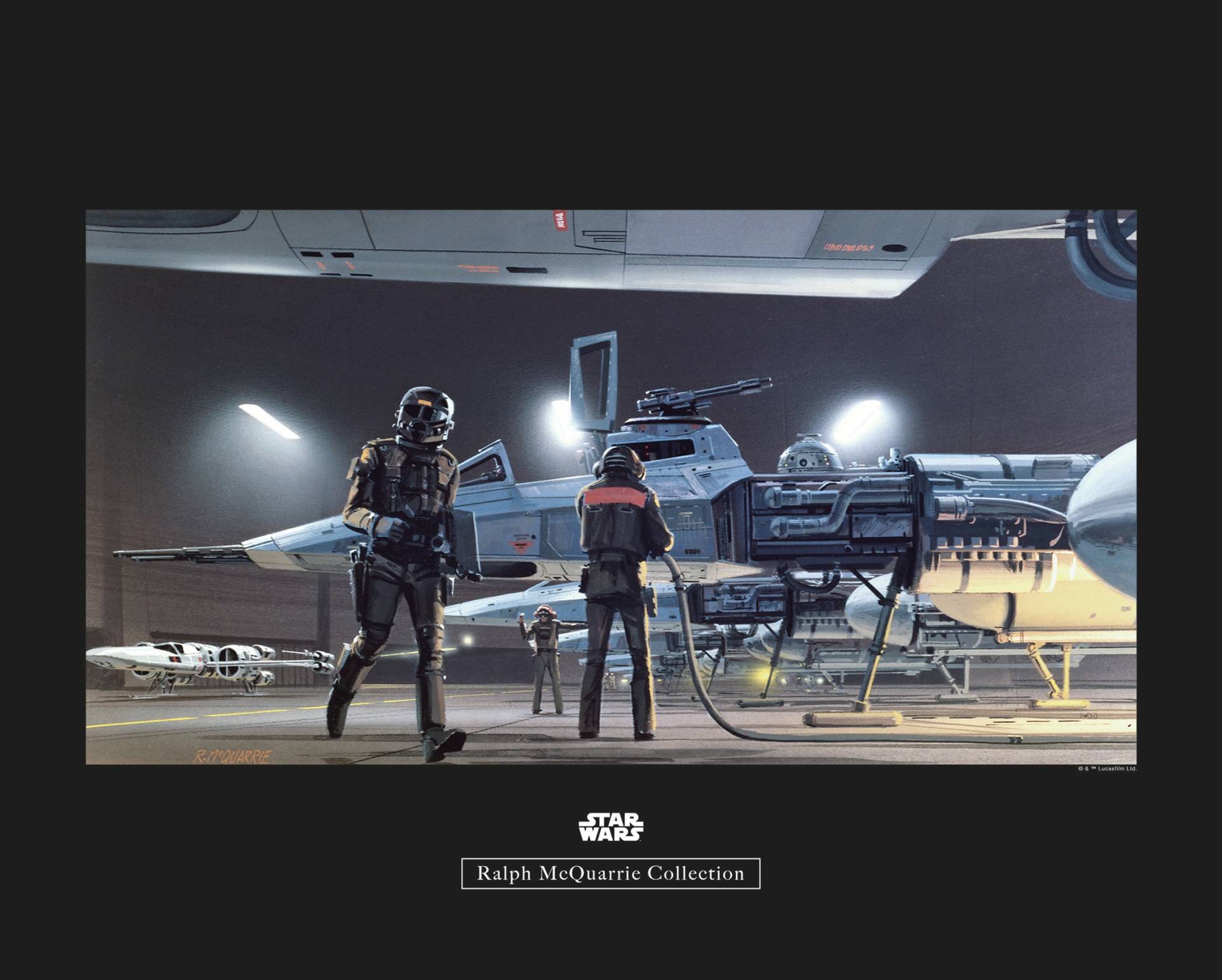 Komar Poster »Star Wars Classic RMQ Yavin Y-Wing«, Star Wars, (1 St.), Kinderzimmer, Schlafzimmer, Wohnzimmer von Komar