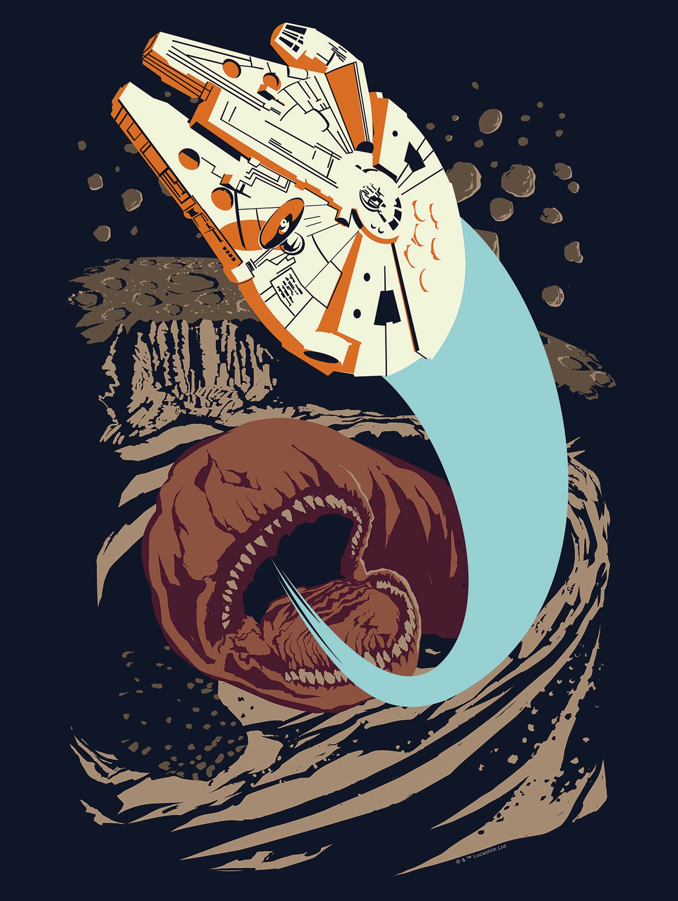 Komar Bild »Star Wars Classic Vector Asteroid Worm«, Star Wars, (1 St.), Wandbild zur Dekoration im Kinderzimmer - ohne Rahmen Komar Bild »Star Wars Classic Vector Asteroid Worm«, Star Wars, (1 St.), Wandbild zur Dekoration im Kinderzimmer - ohne Rahmen von Komar