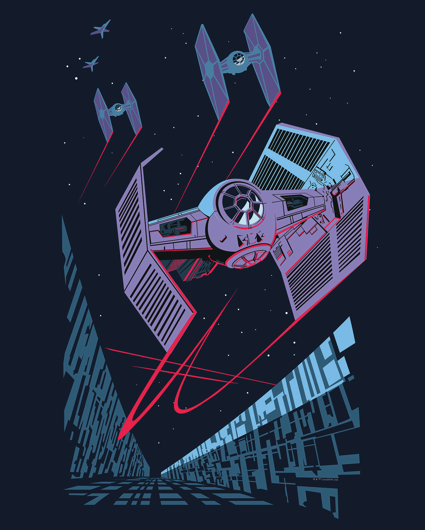 Komar Bild »Star Wars Classic Vector TIE-Fighter«, Star Wars, (1 St.), Wandbild zur Dekoration im Kinderzimmer - ohne Rahmen Komar Bild »Star Wars Classic Vector TIE-Fighter«, Star Wars, (1 St.), Wandbild zur Dekoration im Kinderzimmer - ohne Rahmen von Komar