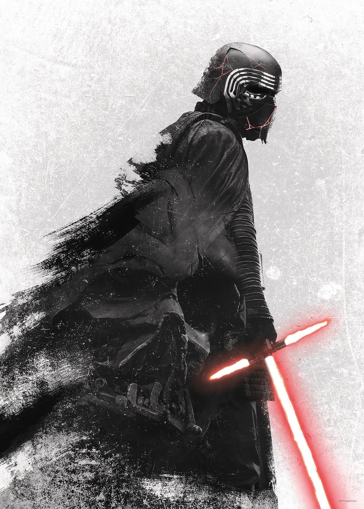 Komar Poster »Star Wars EP9 Kylo Vader Shadow«, Star Wars, (1 St.), Kinderzimmer, Schlafzimmer, Wohnzimmer von Komar