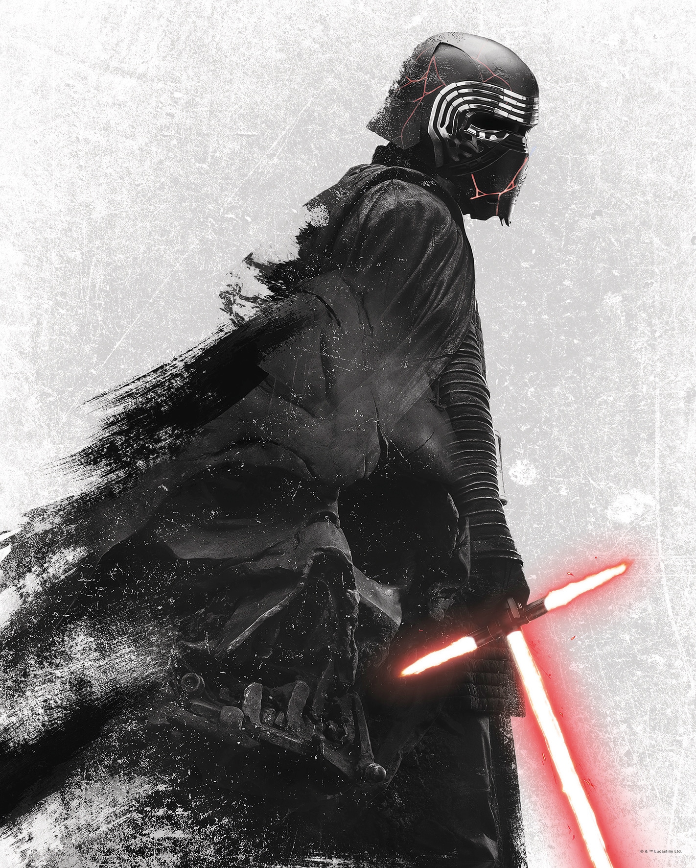 Komar Poster »Star Wars EP9 Kylo Vader Shadow«, Star Wars, (1 St.), Kinderzimmer, Schlafzimmer, Wohnzimmer von Komar