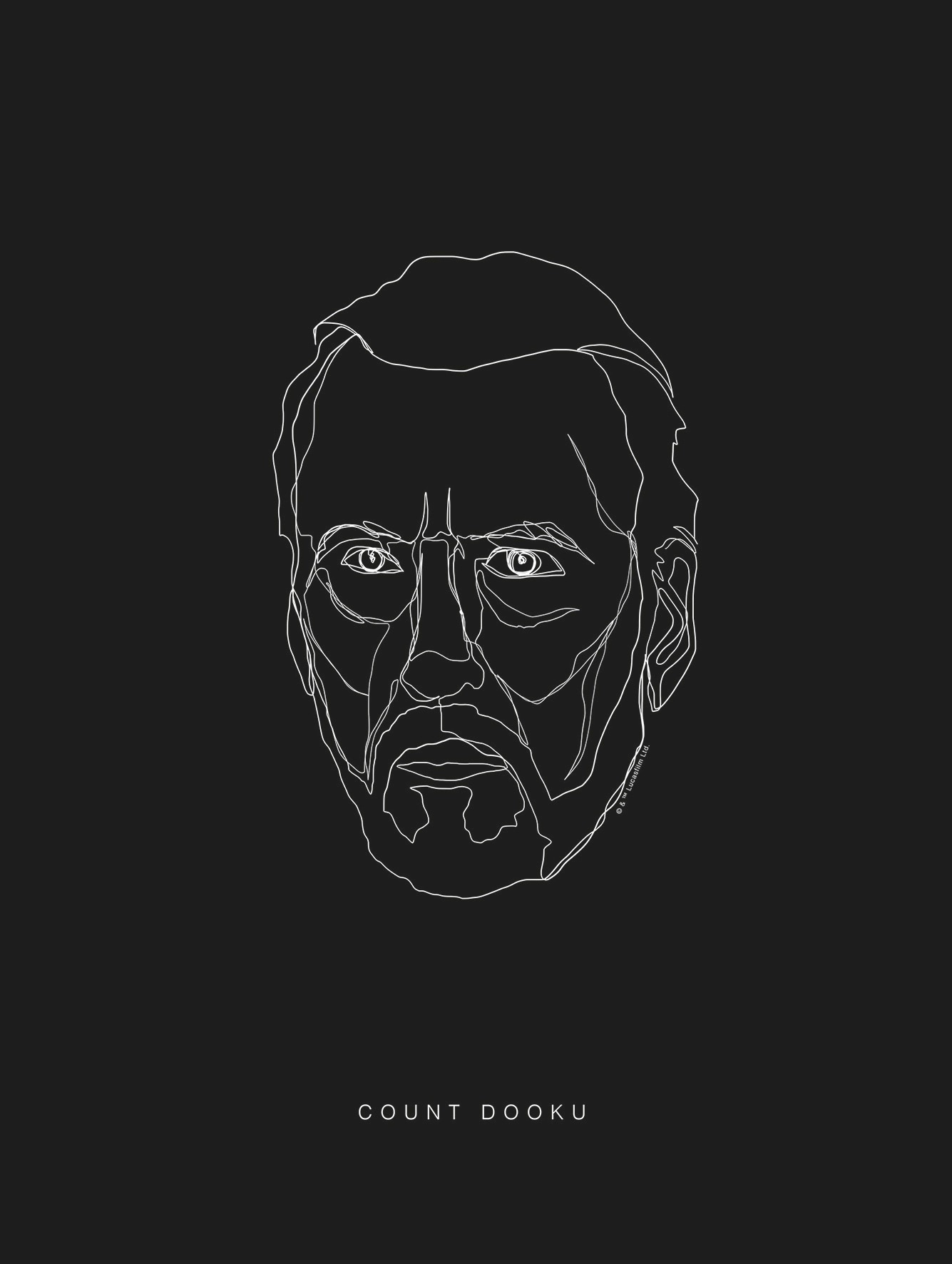 Komar Bild »Star Wars Lines Dark Side Dooku«, Star Wars, (1 St.), Wandbild zur Dekoration im Kinderzimmer - ohne Rahmen Komar Bild »Star Wars Lines Dark Side Dooku«, Star Wars, (1 St.), Wandbild zur Dekoration im Kinderzimmer - ohne Rahmen von Komar