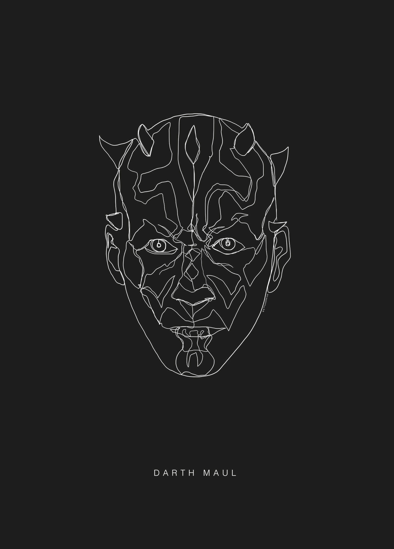 Komar Bild »Star Wars Lines Dark Side Maul«, Star Wars, (1 St.), Wandbild zur Dekoration im Kinderzimmer - ohne Rahmen Komar Bild »Star Wars Lines Dark Side Maul«, Star Wars, (1 St.), Wandbild zur Dekoration im Kinderzimmer - ohne Rahmen von Komar