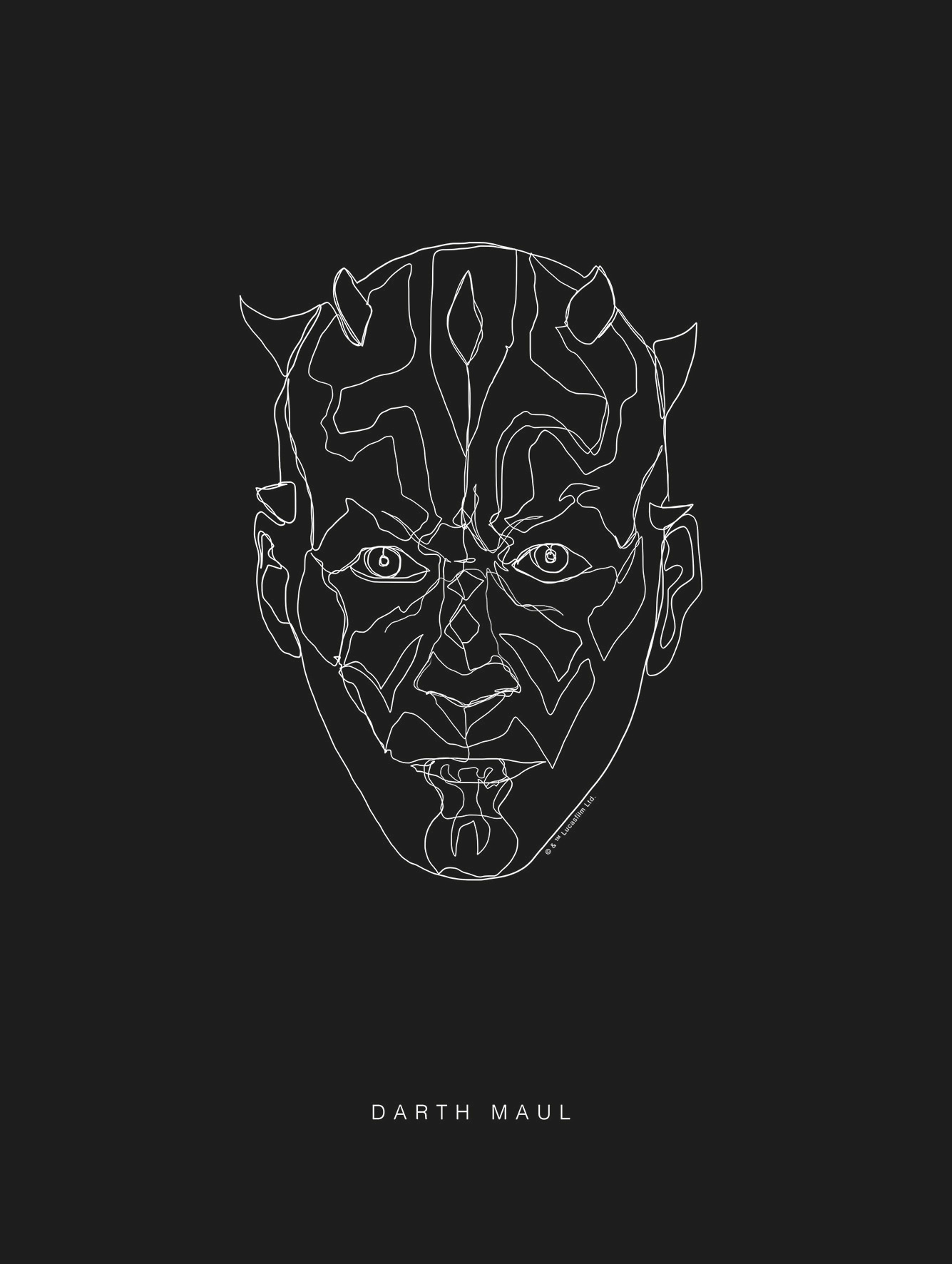 Komar Bild »Star Wars Lines Dark Side Maul«, Star Wars, (1 St.), Wandbild zur Dekoration im Kinderzimmer - ohne Rahmen Komar Bild »Star Wars Lines Dark Side Maul«, Star Wars, (1 St.), Wandbild zur Dekoration im Kinderzimmer - ohne Rahmen von Komar