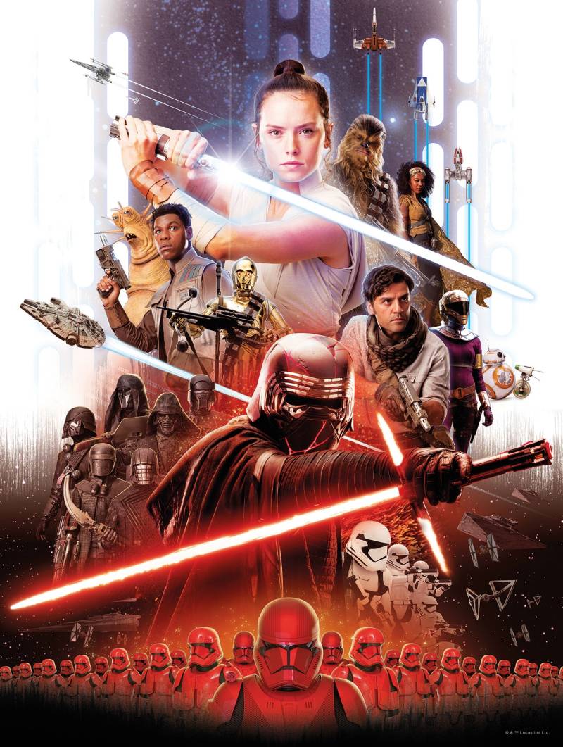 Komar Bild »Star Wars Movie Poster Rey«, Star Wars, (1 St.), Wandbild zur Dekoration im Kinderzimmer - ohne Rahmen von Komar