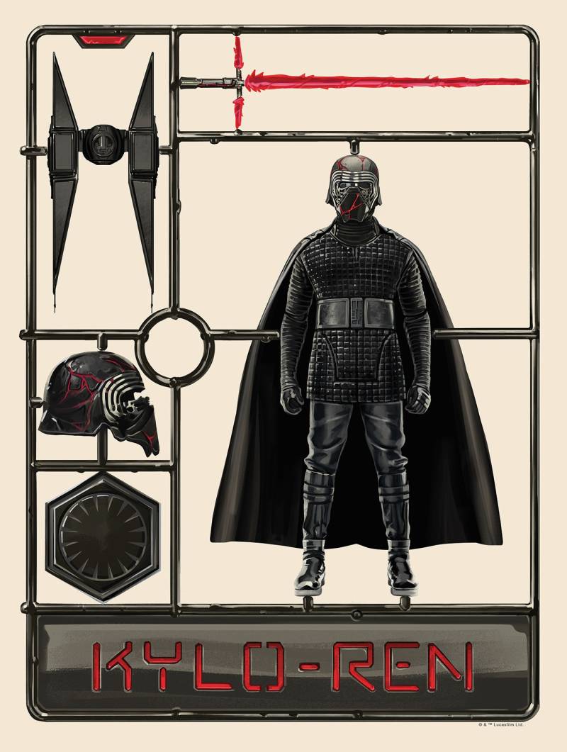 Komar Poster »Star Wars Toy Kylo«, Star Wars, (1 St.), Kinderzimmer, Schlafzimmer, Wohnzimmer von Komar