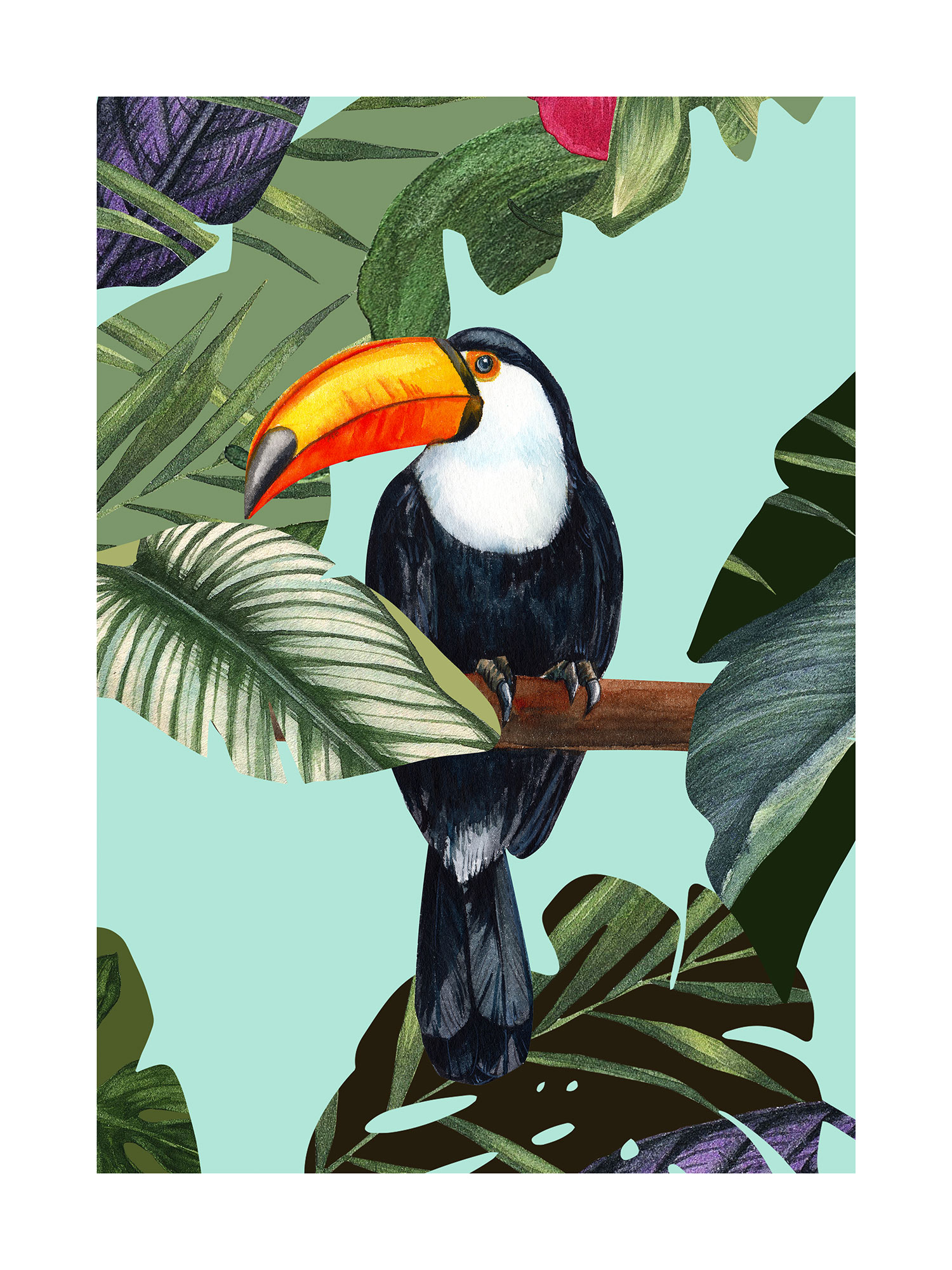 Komar Bild »Toco Toucan«, Natur, (1 St.), Wandbild zur Dekoration - ohne Rahmen von Komar