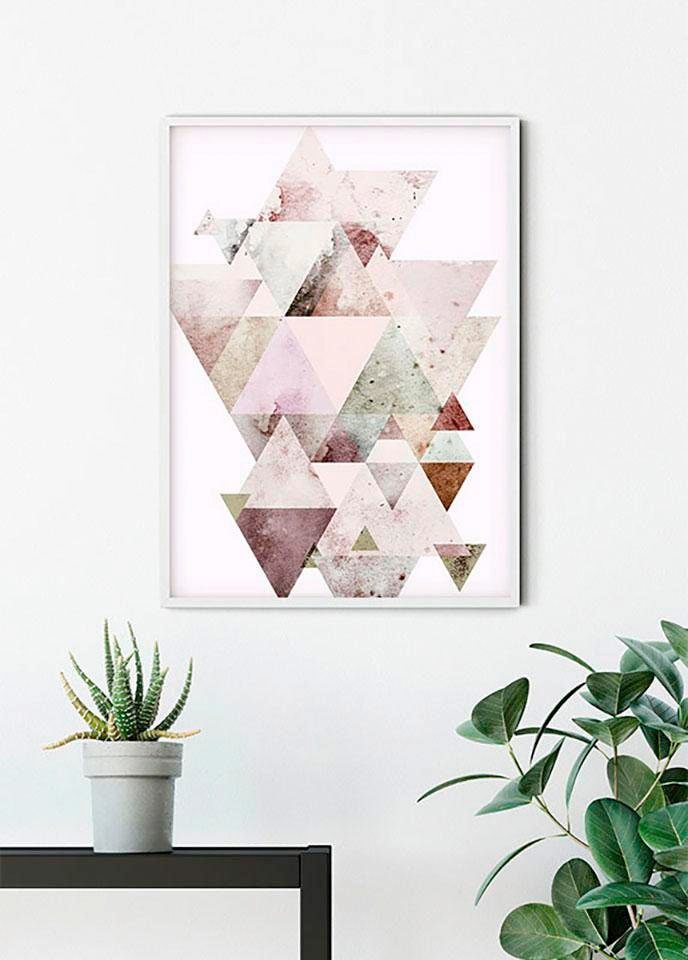 Komar Bild »Triangles Red«, Formen-Kunst, (1 St.), Wandbild zur Dekoration - ohne Rahmen Komar Bild »Triangles Red«, Formen-Kunst, (1 St.), Wandbild zur Dekoration - ohne Rahmen von Komar