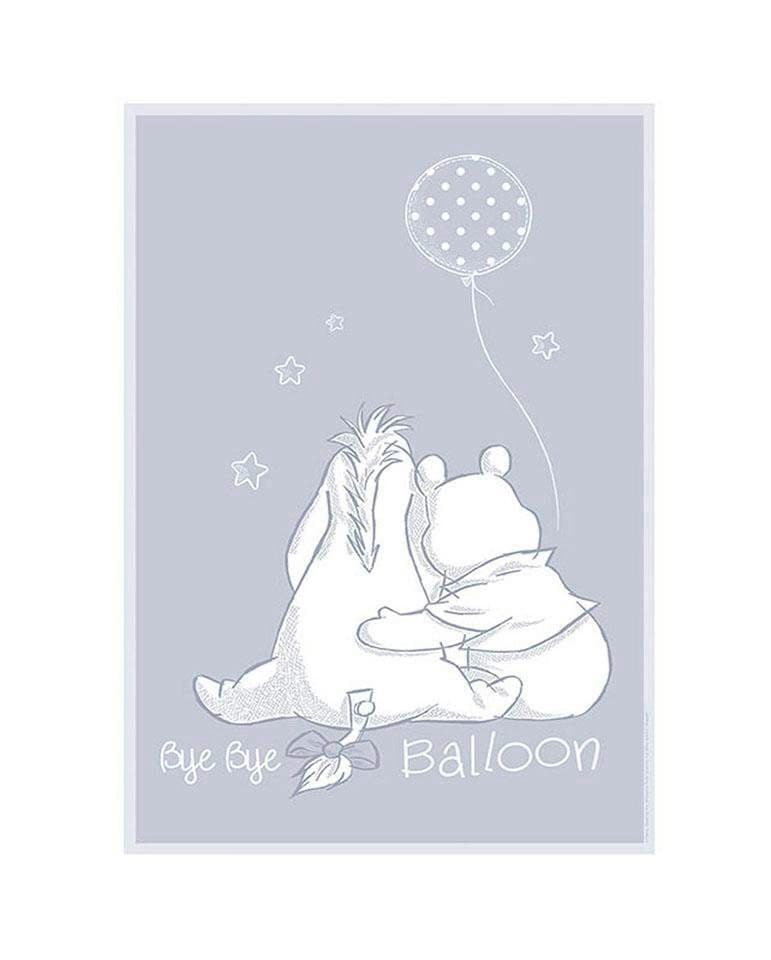 Komar Bild »Winnie the Pooh Bye Bye Balloon«, Disney, (1 St.), Wandbild zur Dekoration im Kinderzimmer - ohne Rahmen von Komar