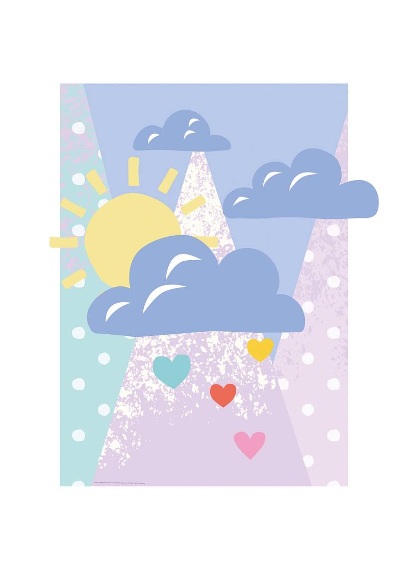 Komar Poster »Winnie Pooh Clouds«, Disney, (1 St.), Kinderzimmer, Schlafzimmer, Wohnzimmer von Komar