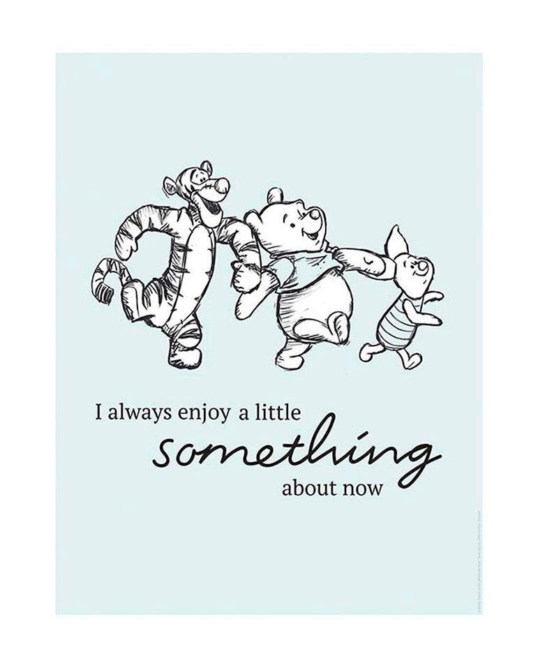 Komar Bild »Winnie the Pooh Little Something«, Disney, (1 St.), Wandbild zur Dekoration im Kinderzimmer - ohne Rahmen von Komar