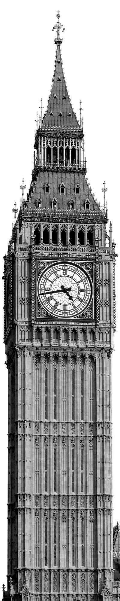 Komar Vliestapete »Big Ben«, 50x250 cm (Breite x Höhe) von Komar