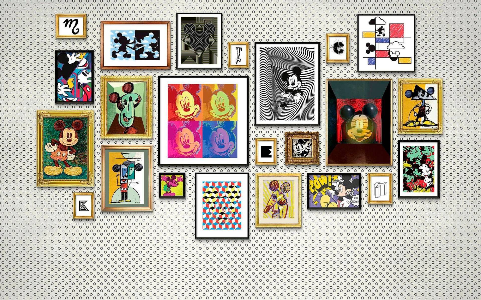 Komar Vliestapete »Digitaldruck Vlies - Mickey Art Collection - Grösse 400 x 250 cm«, bedruckt, Kinderzimmer von Komar